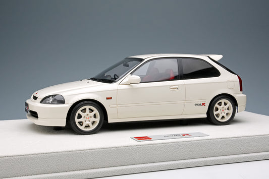 [ Back-order ] Make up EIDOLON EML115A 1/18 Honda Civic TYPE R (EK9) 1997 Championship White