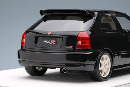 [ Back-order ] Make up EIDOLON EML115C 1/18 Honda Civic TYPE R (EK9) 1997 Starlight Black Pearl Black