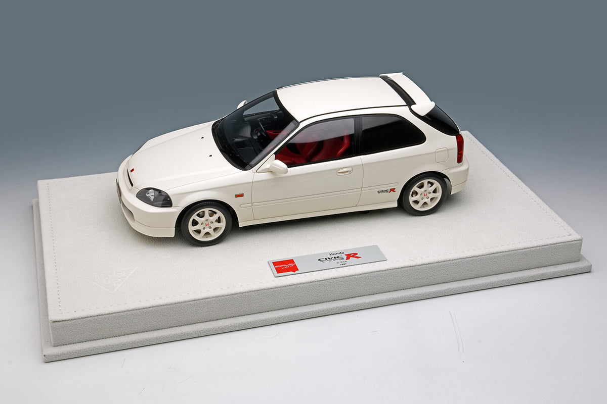 [ Back-order ] Make up EIDOLON EML115A 1/18 Honda Civic TYPE R (EK9) 1997 Championship White