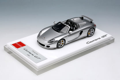 [ Back-order ] Make up EIDOLON 1:43 EM567A Porsche Carrera GT 2004 Rear wing up GT- Silver