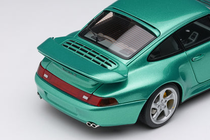 [ Back-order ] Make up VISION VM113F 1/43 Porsche 911 (993) Turbo S 1996 Ocean Jade Metallic