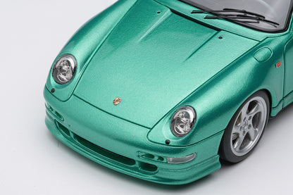 [ Back-order ] Make up VISION VM113F 1/43 Porsche 911 (993) Turbo S 1996 Ocean Jade Metallic