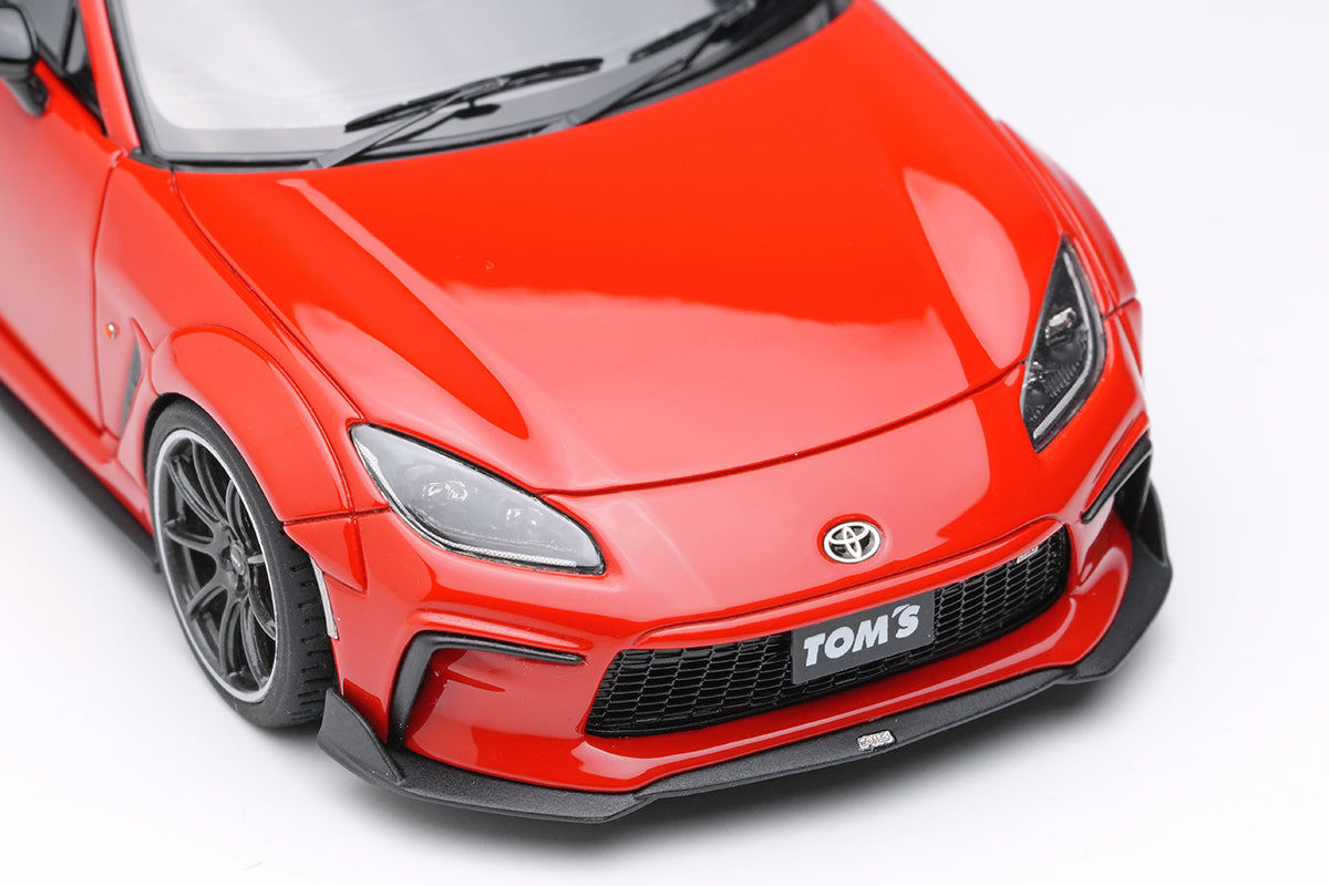 [ Back-order ] Make Up EIDOLON EM725F 1:43 TOM'S GR86 Wide Body 2022 Spark Red