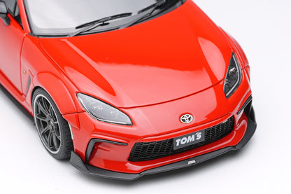 [ Back-order ] Make Up EIDOLON EM725F 1:43 TOM'S GR86 Wide Body 2022 Spark Red