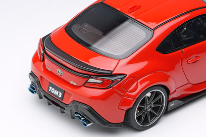[ Back-order ] Make Up EIDOLON EM725F 1:43 TOM'S GR86 Wide Body 2022 Spark Red