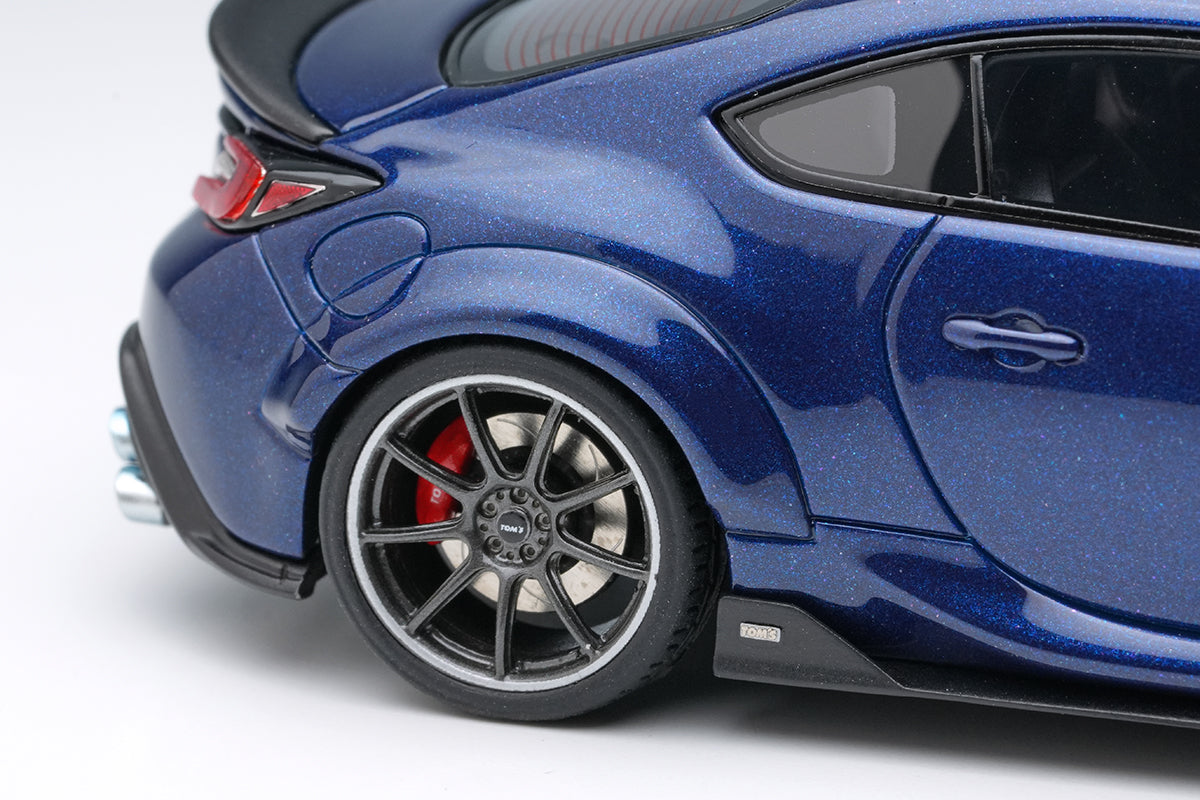 [ Back-order ] Make Up EIDOLON EM725G 1:43 TOM'S GR86 Wide Body 2022 Sapphire Blue
