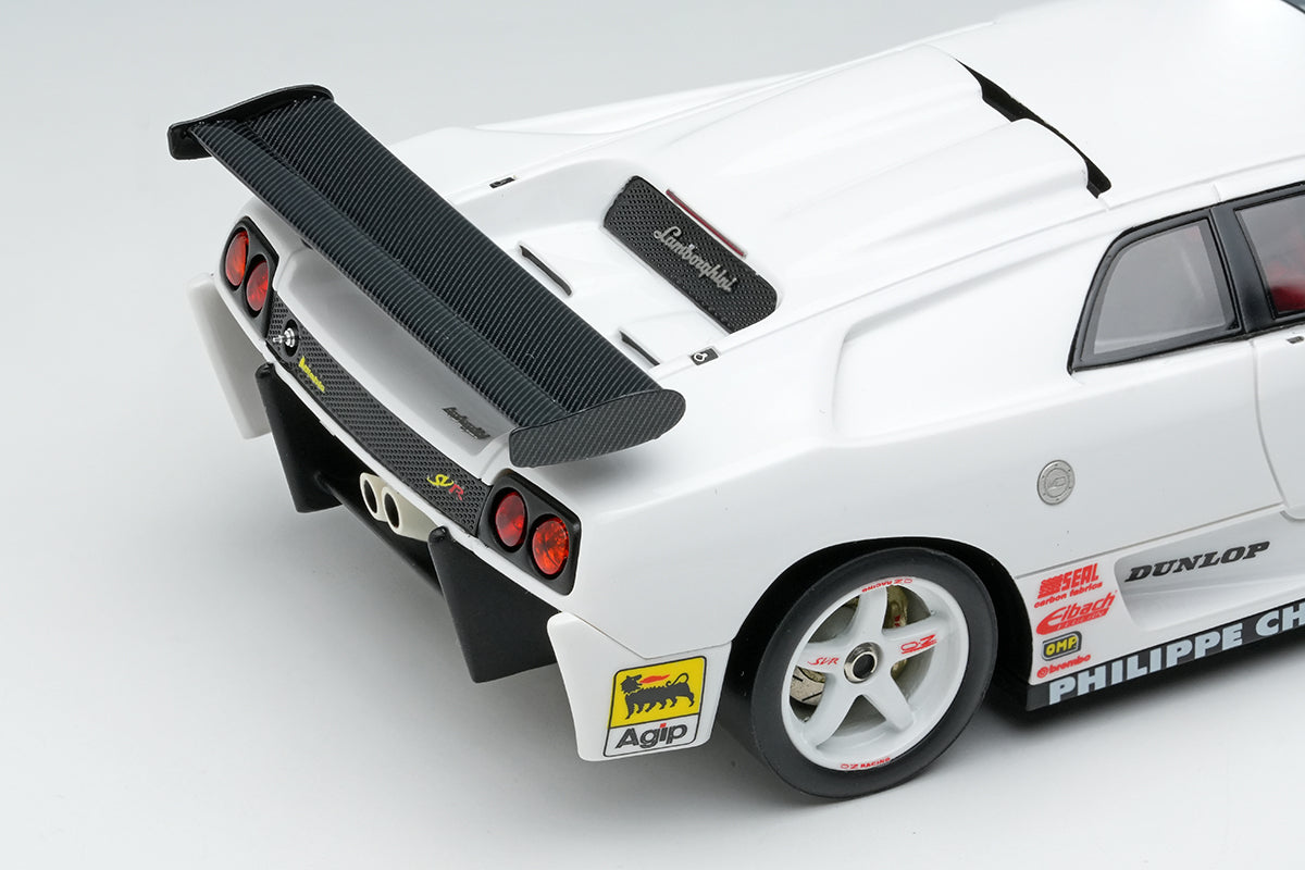 [ Back-order ] Make Up EIDOLON EM785B 1:43 Lamborghini Diablo SVR Racing 1996 White (White Wheels) model car