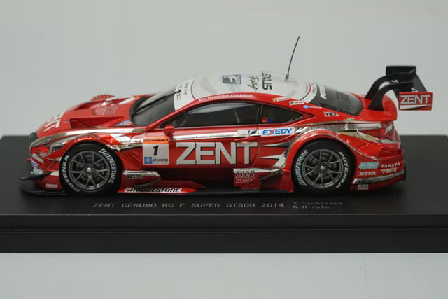 1:43 EBBRO 45066 ZENT Cerumo RC F Super GT500 2014 #1 model car