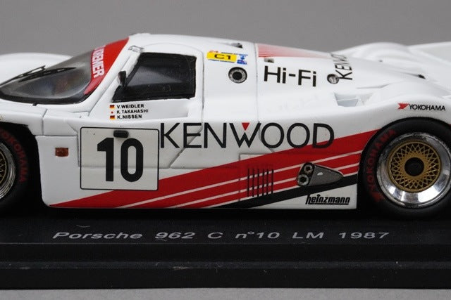 1:43 SPARK KBS024 Porsche 962 Le Mans 1987 #10 model car