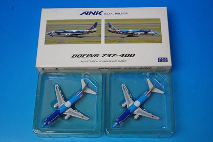 1:400 B737-400 ANK Air Nippon Island Dolphin JA391K JA392K Phoenix airplane model