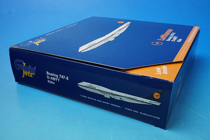 1:400 B747-8 Lufthansa Koln D-ABYT GJDLH1479 Gemini airplane model