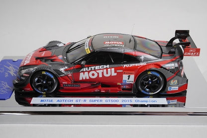 1:43 EBBRO 45350 MOTUL AUTECH GT-R SUPER GT500 2015 Champion Car #1 model car