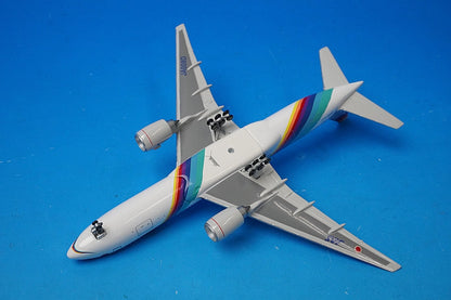 1:400 B777-289 JAS Rainbow Seven JA008D Phoenix airplane model