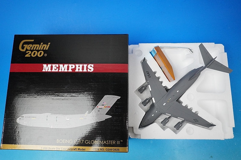 1:200 C-17 Globemaster III US Air Force Memphis Base #30600 G2AFO626 Gemini