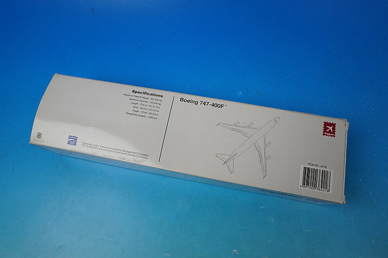 1:200 B747-400F Cargolux LX-YCV 4418 Hogan airplane model