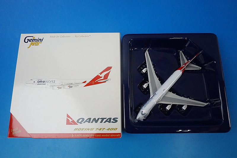 1:400 B747-400 Qantas Oneworld VH-OEB GJQFA926 Gemini