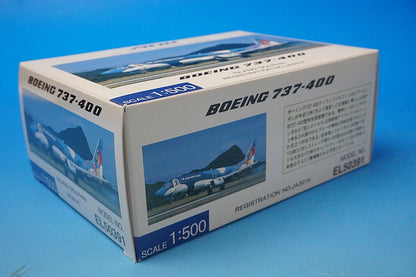 1:500 B737-400 ANK Island Dolphin JA391K EL50391 ANK airplane model