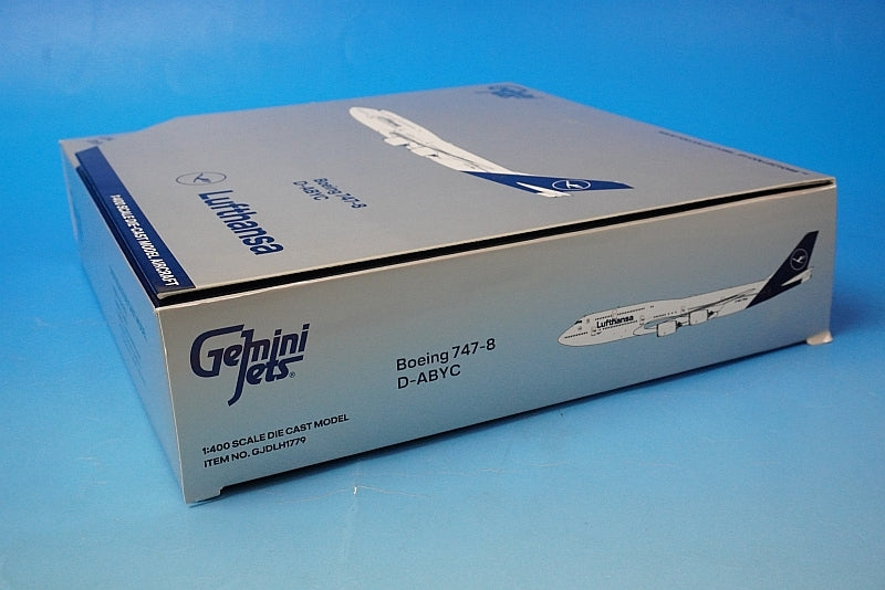 1:400 Boeing 747-8 Lufthansa D-ABYC GJDLH1779 Gemini