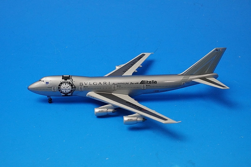 1:400 B747-200 Alitalia Bvlgari paint I-DEMS 55538 Dragon airplane model