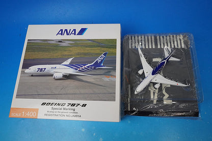 1:400 B787-8 ANA main wing ground attitude JA801A NH40065 ANA airplane model