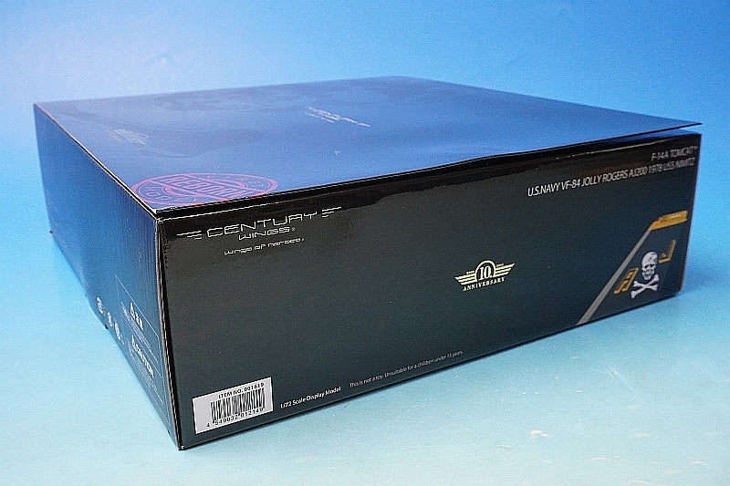 1:72 F-14A USN Jolly Rogers Wing Commander Aircraft Aboard the Nimitz Aircraft Carrier AJ200 001619 CENTURY WINGS