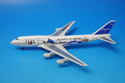 1:400 B747-400 JAL Go Japan National Football Team JA8908 Dragon airplane model