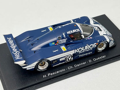 1:43 SPARK S1258 Sauber C8 Mercedes Le Mans 1986 #62