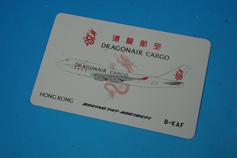 1:400 B747-400BCF modified cargo type Dragon Air Cargo B-KAF EW4744010 JC Wings airplane model