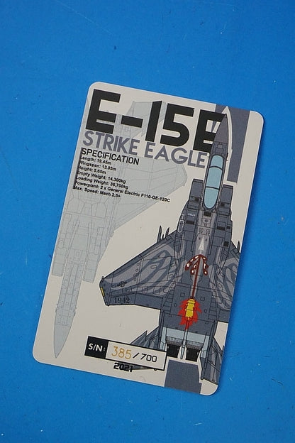 1:72 F-15E US Air Force USN 4th Fighter Wing 75th Anniversary Seymour Johnson #87-0189 JCW-72-F15-014 JC Wings airplane model