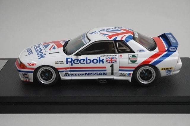 1:43 HPI 8606 Nissan Reebok Skyline GT-R JTC SUZUKA 1990 #1