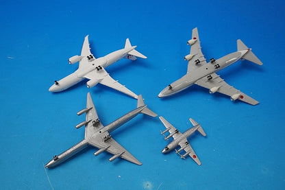1:600 DC-8-62 JAL JA8031 Vickers Viscount, ANA G-ABKJ B747-400 JASDF #20-1101 B787-8 JAL Shin-Tsurumaru livery, JA822J, set of 4, some blisters and outer boxes missing, others airplane model