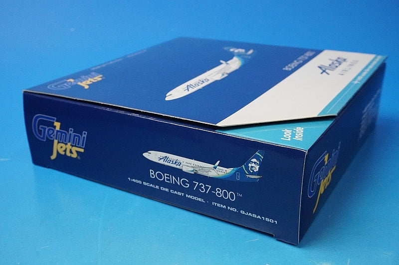 1:400 B737-800 Alaska New Paint N563AS GJASA1501 Gemini airplane model