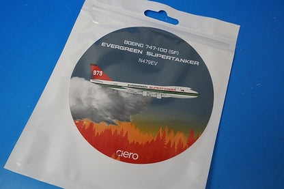 1:400 B747-100 Evergreen International Supertanker 979 N479EV BB4-741-001 JC Wings airplane model