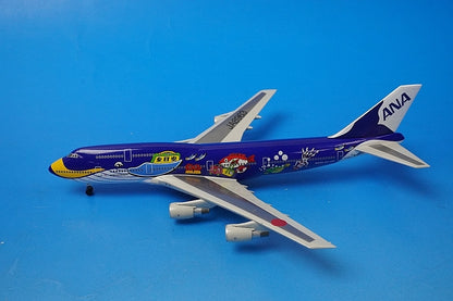 1:400 B747-400 ANA Marine Jumbo JA8963 SUPER WINGS airplane model