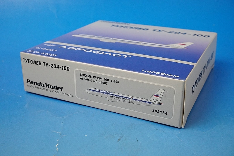 1:400 Tupolev Tu-204-100 Aeroflot CCCP-64007 202134 PandaModel airplane model