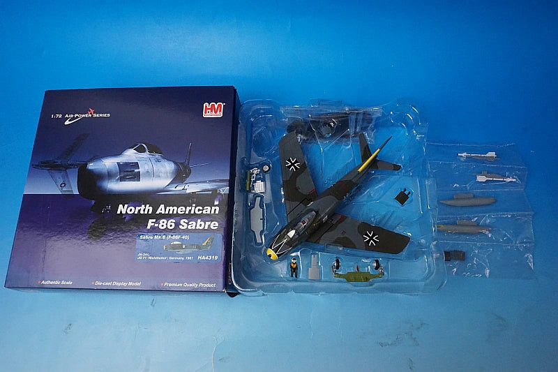 1:72 Canadian Air Force CL-13 Sabre Mk.6 (F-86F-40), West German Air Force, 71st Fighter Wing, Richthofen, JA-344 HA4319 Hobby Master airplane model