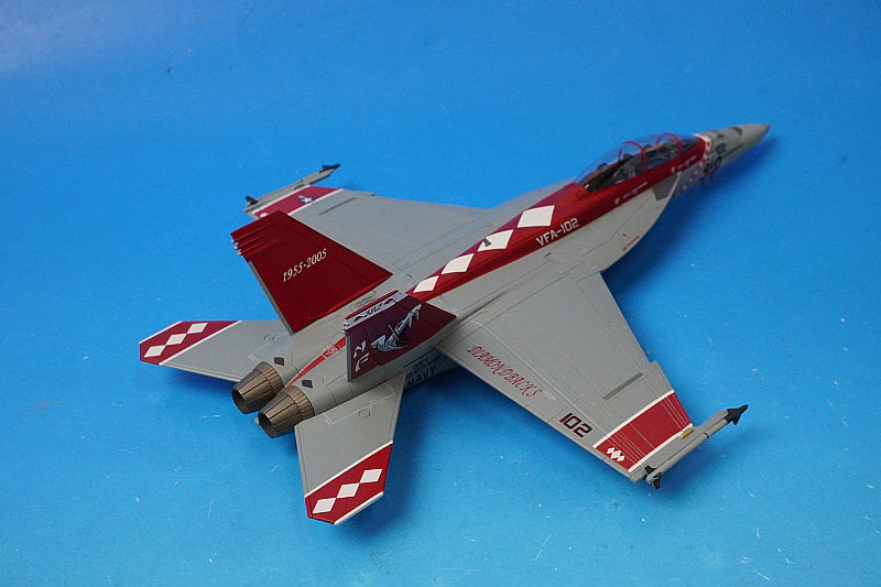 1:72 F/A-18F (two-seat version), U.S. Navy Strike Fighter Squadron 102, Diamondbacks, 50th Anniversary of Squadron Establishment, Atsugi Air Base, NF102/#165882 HA5132 Hobby Master airplane model