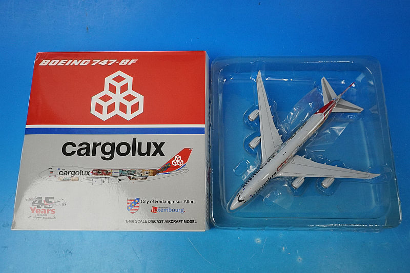 1:400 B747-8F Cargolux 45th Anniversary LX-VCM XX4709 JC Wings