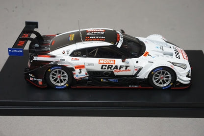1:43 EBBRO 45625 Nissan CRAFTSPORTS MOTUL GT-R Super GT GT500 2018 #3
