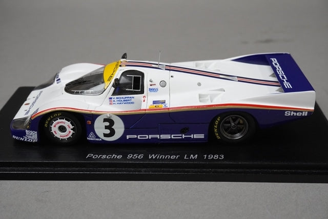 1:43 SPARK 43LM83 Porsche 956 #3 Winner LM 1983 V.Schuppan/H.Haywood/A.Holbert model car