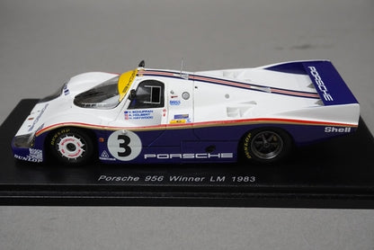 1:43 SPARK 43LM83 Porsche 956 #3 Winner LM 1983 V.Schuppan/H.Haywood/A.Holbert model car
