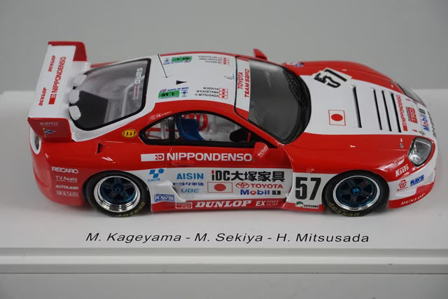 1:43 Spark S2389 Toyota Supra Le Mans 1996 #57 Masami Kageyama / Masanori Sekiya / Hidetoshi Mitsusada