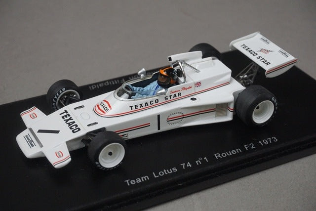 1:43 Spark S1775 Team Lotus 74 Rouen F2 1973 #1 E. Fitzipaldi model car