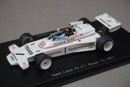 1:43 Spark S1775 Team Lotus 74 Rouen F2 1973 #1 E. Fitzipaldi model car