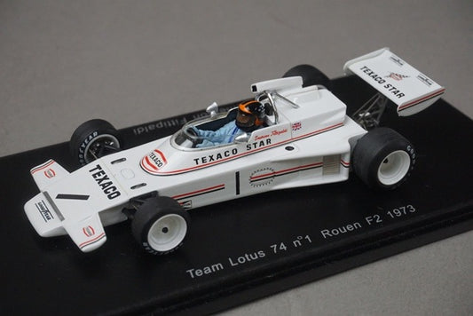 1:43 Spark S1775 Team Lotus 74 Rouen F2 1973 #1 E. Fitzipaldi model car