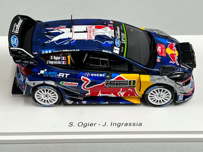 1:43 SPARK S5154 Ford Fiesta Monte Carlo Rally Winner 2017 #1