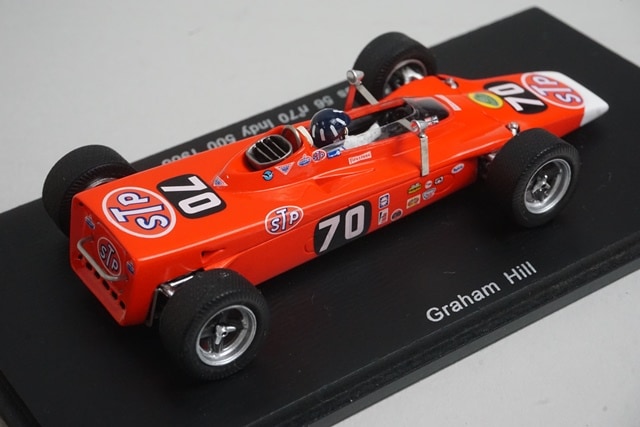1:43 Spark S1761 Lotus 56 Indy 500 1968 #70 G.Hill model car