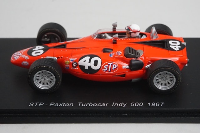 1:43 Spark S2395 STP-Paxton Turbo Car Indy 500 1967 #40 P.Jones model car