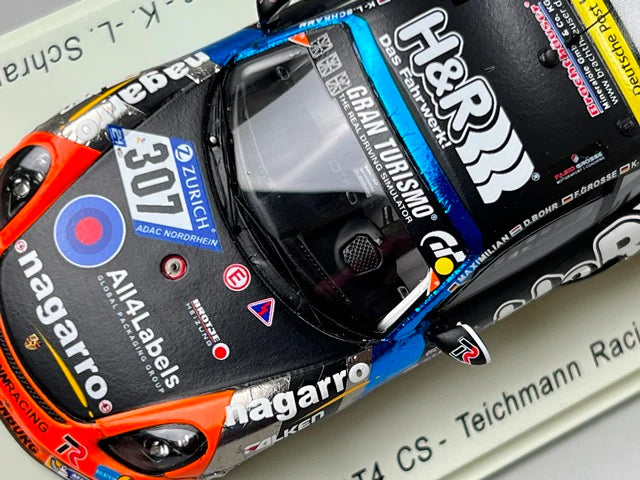 1:43 Spark SG331 Porsche Cayman 981 GT4 CS Teichmann Racing Nurburgring 24H 2017 #307