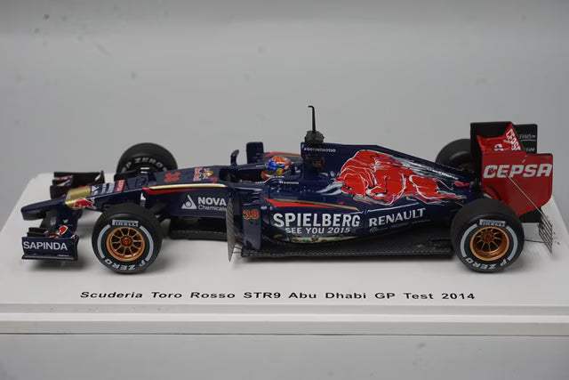 1:43 Spark TR015 Forza Custom Scuderia Toro Rosso STR9 Abu Dhabi GP Test 2014 #38 M. Verstappen